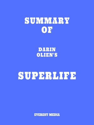 cover image of Summary of Darin Olien's SuperLife